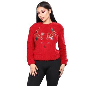 ❤️ 🆕 WALLFLOWER Christmas Top Size M